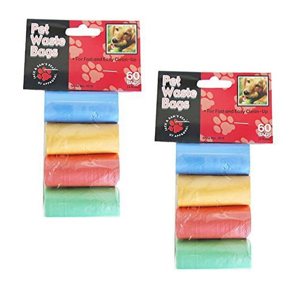 Allary #1015 Pet Waste Clean Up Bags-60 Bags Per Package (Set of 2 Packages of Bags (120 bags))