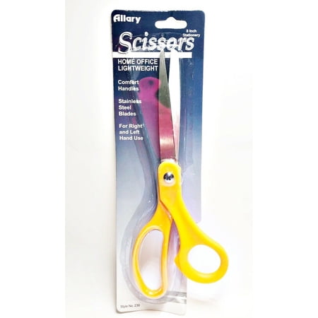 Allary #230 Home Office Lightweight Scissors, 8 Inch, Orange