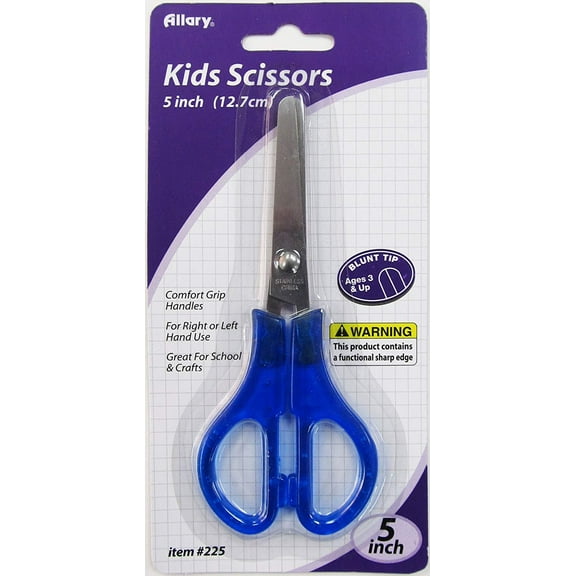 Allary 5 Inch Blunt Tip Scissors Comfort Grip Handles