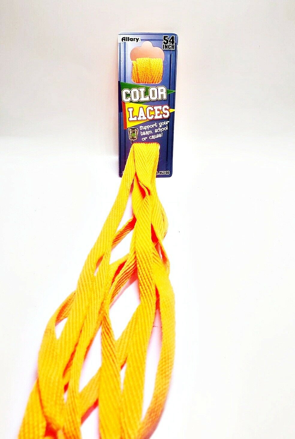 Allary Color Laces, 54 Inch Flat Athletic Shoe Laces, Orange - Walmart.com