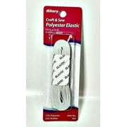 Allary Craft and Sew 3/8"x72" Polyester Elastic