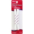 thumbnail image 1 of Allary Polyester Elastic .25"X3yd-White, 1 of 2