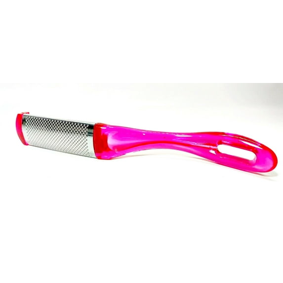 Allary Style #896 Professional Pedicure Brush & File, Red