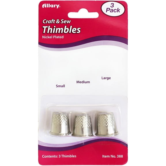 Allary Thimbles 3/Pkg
