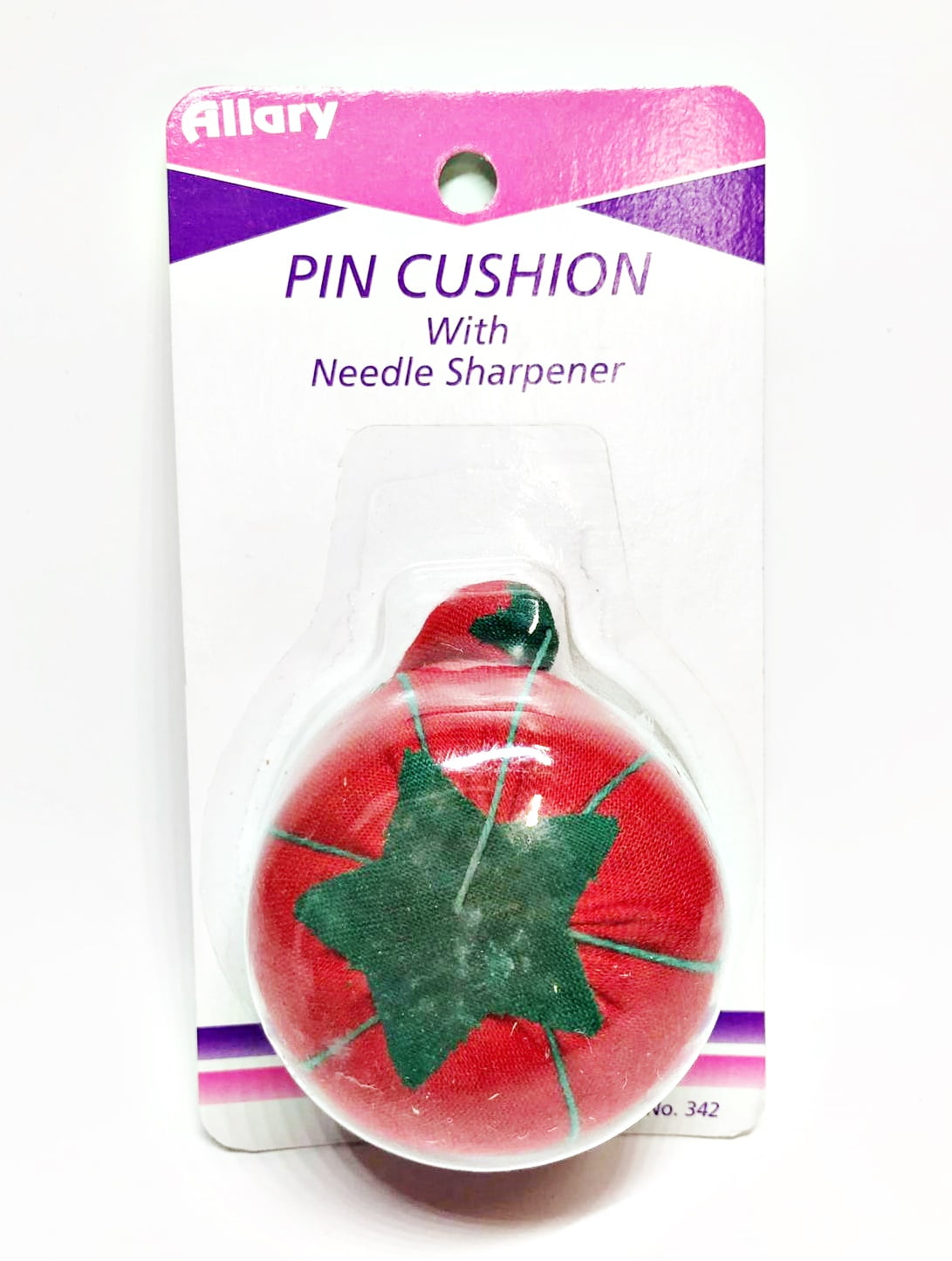 Allary Tomato PincushionW/ Needle Sharpener