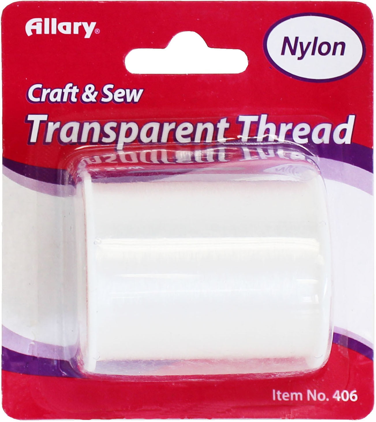 Allary Transparent Nylon Thread 150yd-Clear - Walmart.com