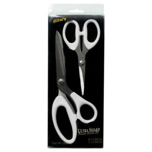 Allary Ultra Sharp Premium Scissors Set 8.5" & 5.5"-Assorted Colors