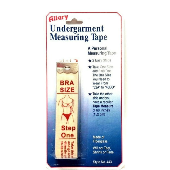 Allary Undergarment Measuring Tape, Personal Measuring Tape