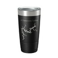 thumbnail image 1 of Allatoona Lake Map Tumbler Travel Mug Insulated Laser Engraved Coffee Cup Georgia 20 oz Black, 1 of 5