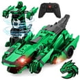 thumbnail image 1 of Allaugh Dinosaur Transform RC Cars 2.4Ghz Remote Control Car Robot with 360 °Rotation One Button Deformation Car Toy Gifts for Boys Age 4-7 8-12, 1 of 7