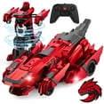 thumbnail image 1 of Allaugh Dinosaur Transform RC Cars 2.4Ghz Remote Control Car Robot with 360 °Rotation One Button Deformation Car Toy Gifts for Boys Age 4-7 8-12, 1 of 7