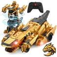 thumbnail image 1 of Allaugh Dinosaur Transform RC Cars 2.4Ghz Remote Control Car Robot with 360 °Rotation One Button Deformation Car Toy Gifts for Boys Age 4-7 8-12, 1 of 7