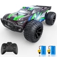 thumbnail image 1 of Allaugh High Speed RC Car, Remote Control Car Toy, 1:22 Scale 2WD off-Road RC Racing Car Truck with Headlight for 3-12Y Kids Adults (Green), 1 of 7