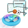 thumbnail image 1 of Allaugh Hover Soccer Ball Set with 2 Goals USB Rechargeable Indoor Floating Soccer with LED Light and Safe Bumper Gifts for Kids Ages 3-8, 1 of 7