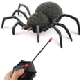 thumbnail image 1 of Allaugh Remote Control Joke Spider Toys Halloween Scare Robot Prank Fake Scare Robot Climbing Car with 8 Legs Realistic, 1 of 7