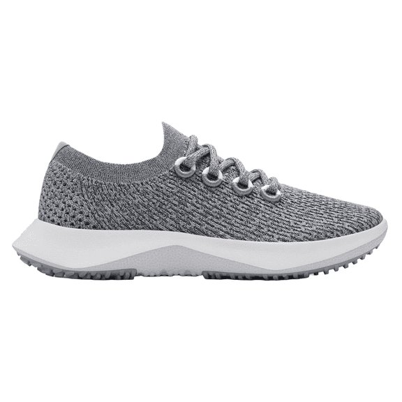Allbirds Men's Tree Dasher 2 Durable Lace-Up Sneakers, Medium Grey / Light Grey, Men's M13.5