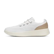 Allbirds Men's Tree Runner Go, Blizzard/Light Khaki Natural White Sole, 8.5, Medium