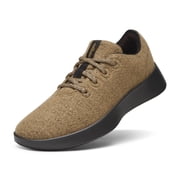 Allbirds Mens Wool Runner Go, Stony Beige Dark Grey Sole, 9, Medium