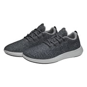 Allbirds Mens Wool Runner Mizzle, Dark Grey Light Grey Sole, 8, Medium