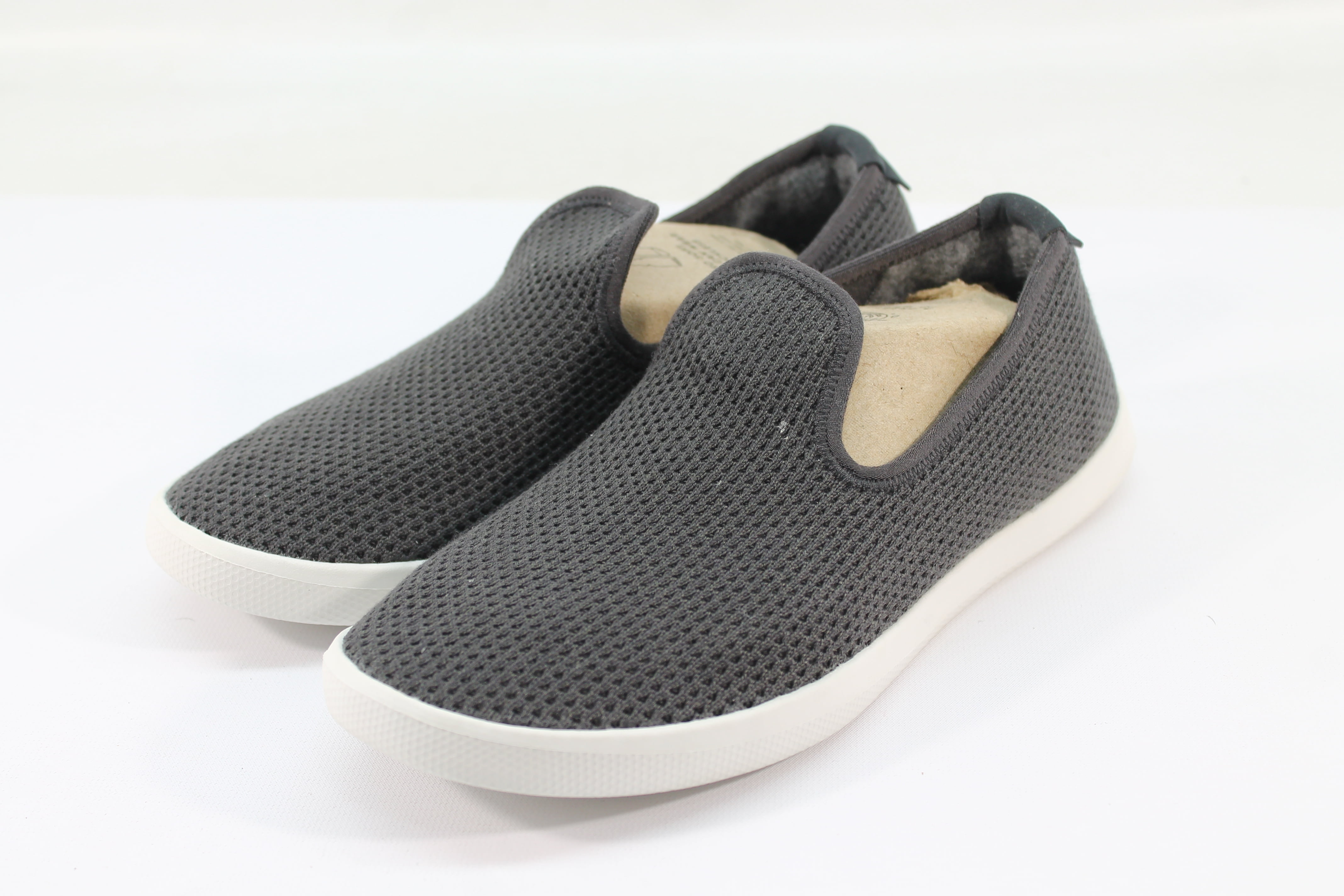 Allbirds Women's Tree Loungers Charcoal/White Sole Comfort Shoes