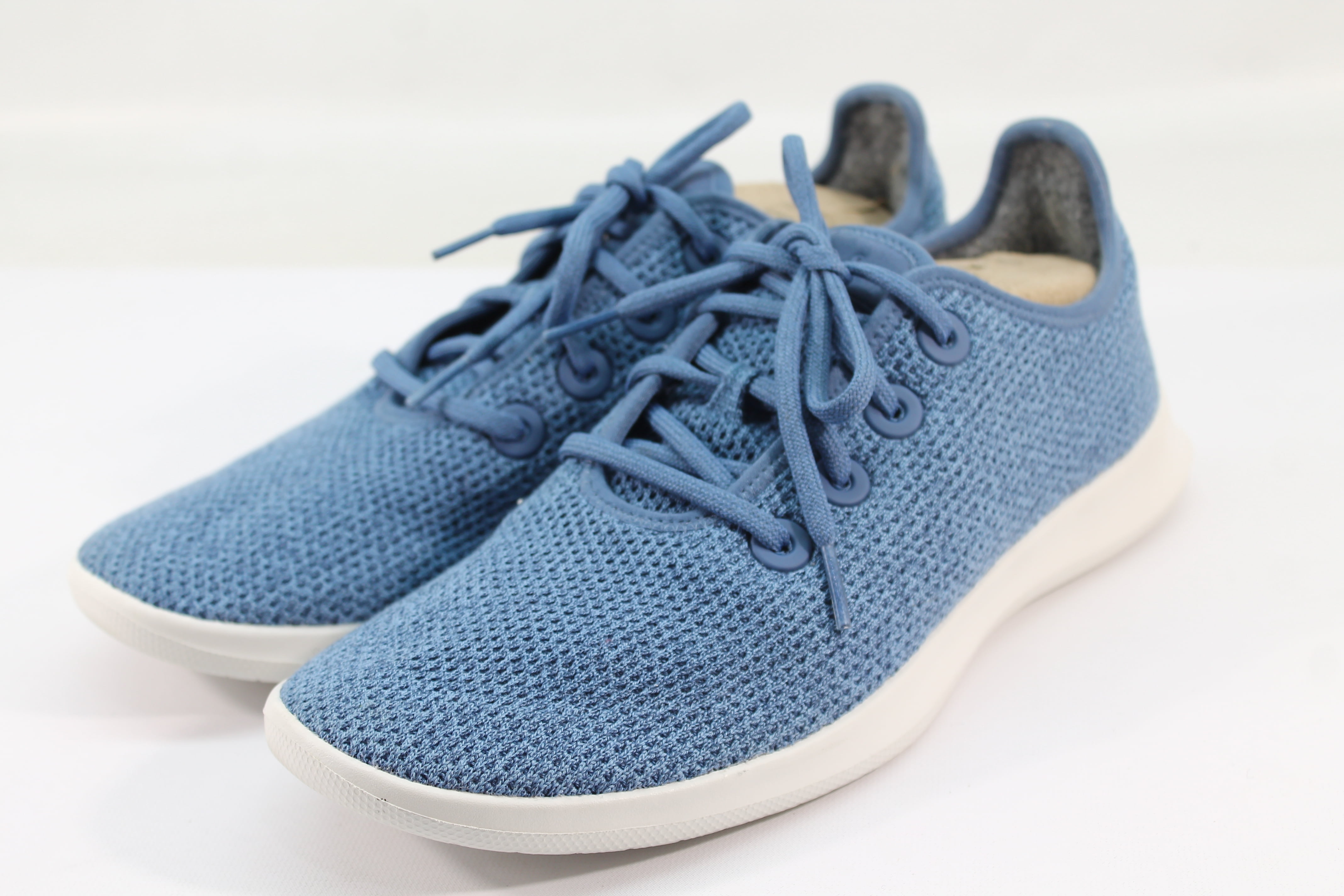 Allbirds Women's Tree Runners Nikau Sapphire/White Sole Comfort Shoes