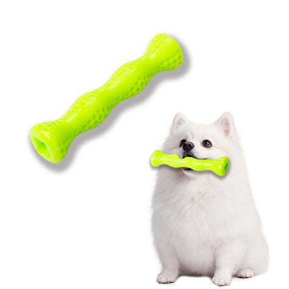 Allcoke Wave Treat-Dispensing Stick Chew Toy for Small & Mini Dogs - Bite-Resistant & Durable, Fun Wave Design, Indoor/Outdoor Use, Easy Storage, Ideal for Pet Interaction & Training