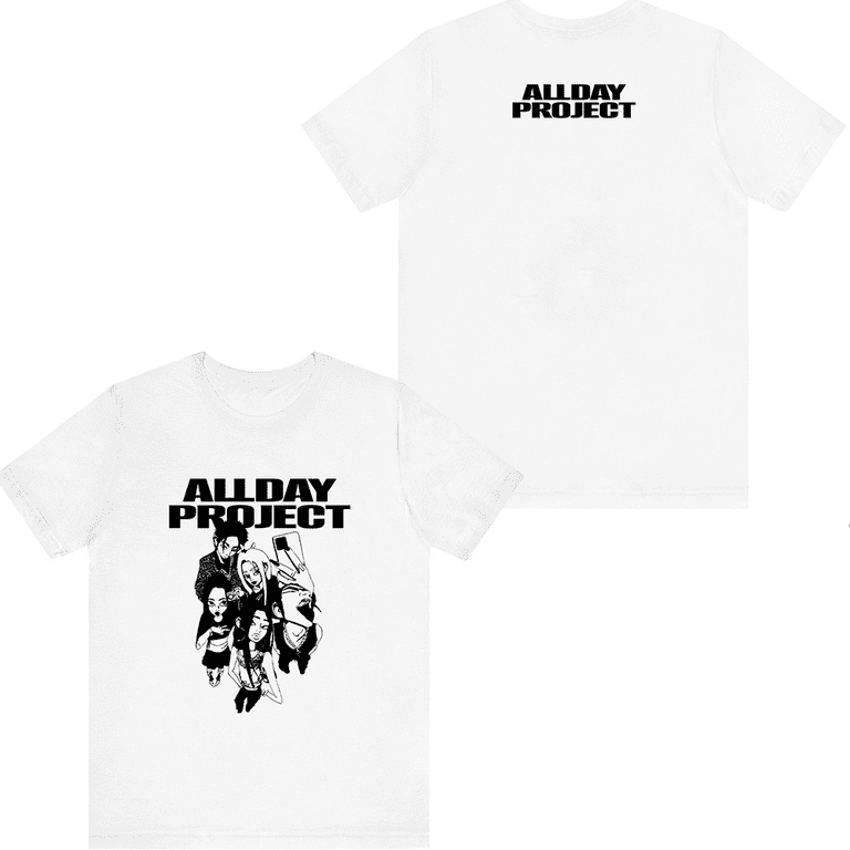 ALLDAY PROJECT B&W CARTOON T-SHIRT　Tシャツ Allday Project Merch B&W Cartoon T-shirt Unisex Men Women