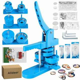 Happizza DIY 100PCS 44mm Fridge Magnets Maker Machine Kit, Round