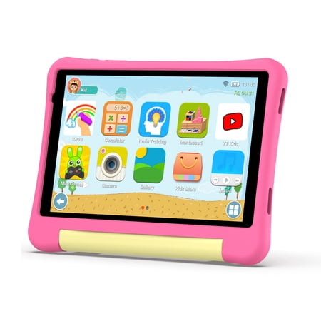 Alldocube Kids Tablet, Google Kids Space, Android Tablet for Kids, 8 Inch Ttablet with Parental Control, 7(3+4)GB RAM 32GB Storage, 5000mAh, WiFi 5, EVA Shockproof Case, kids 8 - Pink
