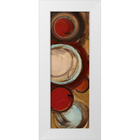 Alldredge, Joy 9x18 White Modern Wood Framed Museum Art Print Titled - Encircled I