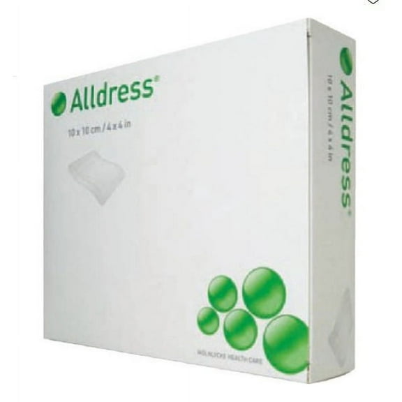 Alldress Self-Adherent Composite Dressing, 4 x 4 Inch, Box of 10