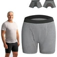 thumbnail image 1 of Alldry/Octipa Underwear for Men, Alldry/Octipa Men's Ultra-Absorbent Incontinence Boxer Briefs, Four Layers of Protection, 1 of 7