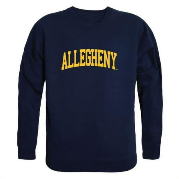 Allegheny College Gators Arch Crewneck Sweatshirt, Navy - Large