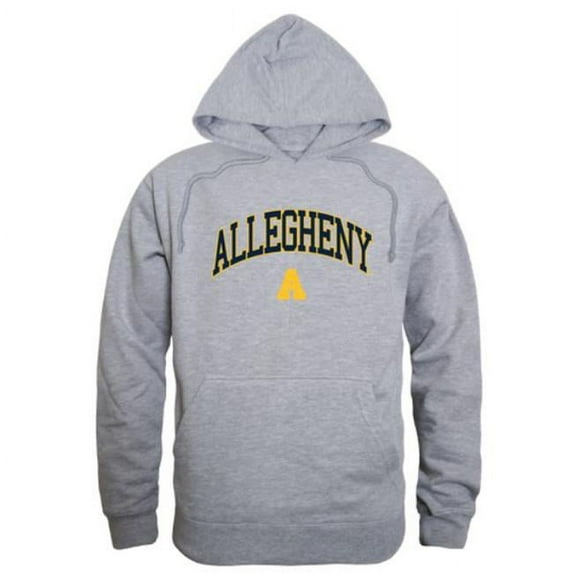 Allegheny College Gators Campus Hoodie, Heather Grey - Medium