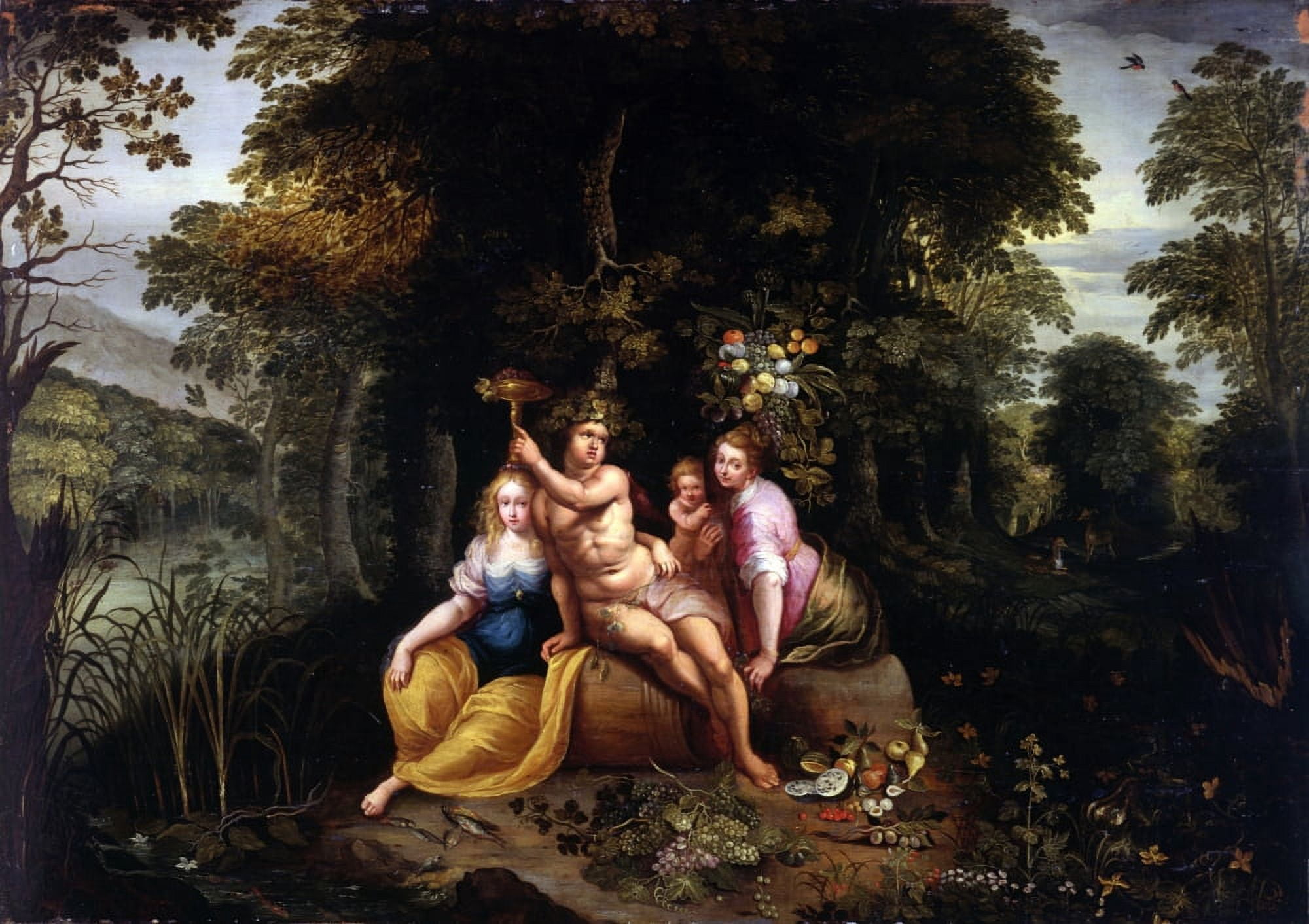 Allegory Of Abundance Canvas Art - (24 x 18)