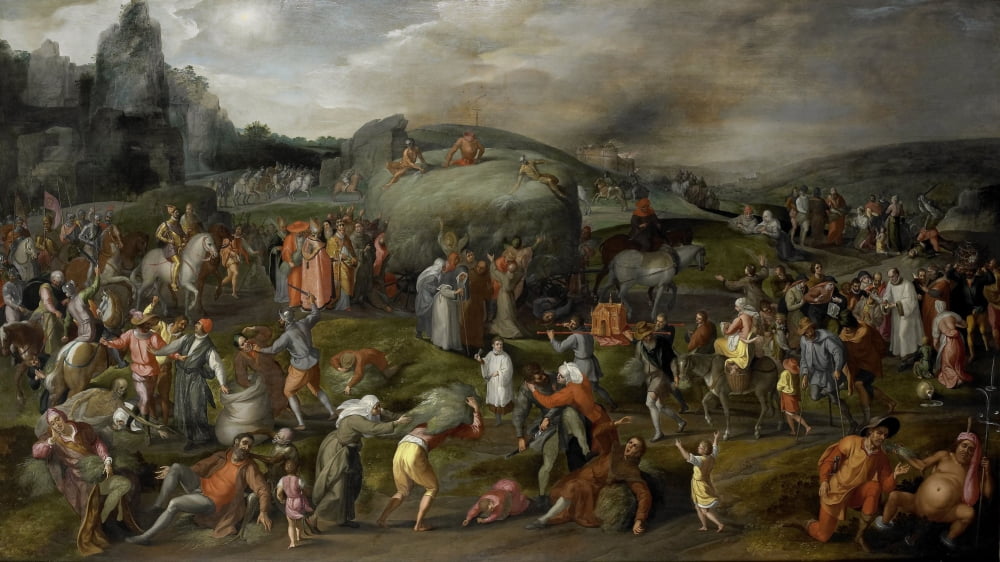 Allegory Of Abuses By The Authorities Of Church And State Canvas Art - (36 x 24)