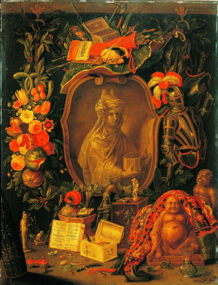 Allegory Of Asia Canvas Art - (18 x 24)