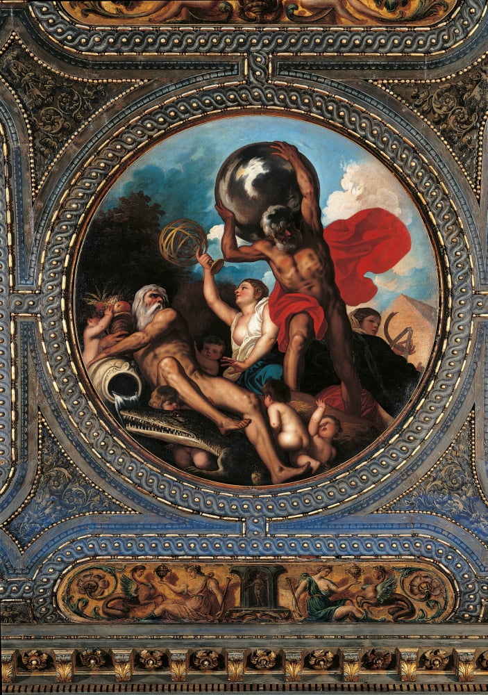 Allegory Of Astronomy Canvas Art - (18 x 24)