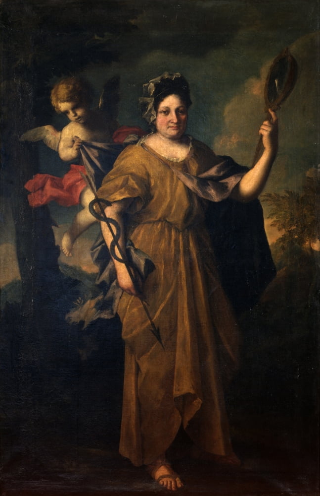 Allegory Of Prudence Canvas Art - (18 x 24)