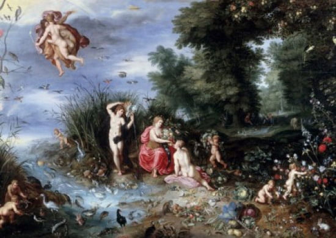 Allegory Of The Elements Jan Bruegel the Elder (1568-1625 Flemish) Canvas Art - Jan Bruegel (18 x 24)