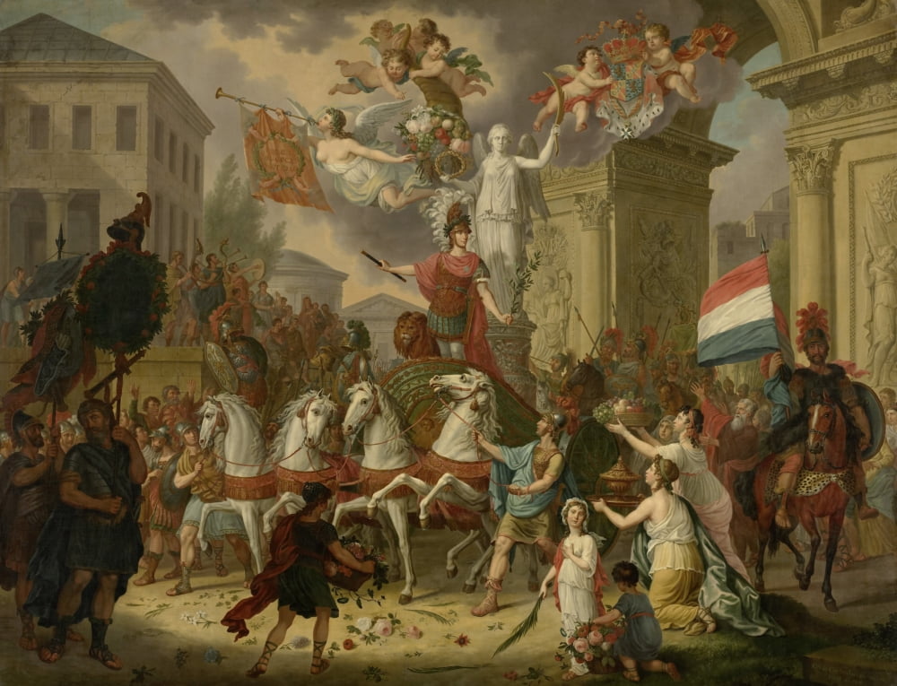 Allegory Of The Triumphal Procession Of The Prince Of Orange Canvas Art - (24 x 18)