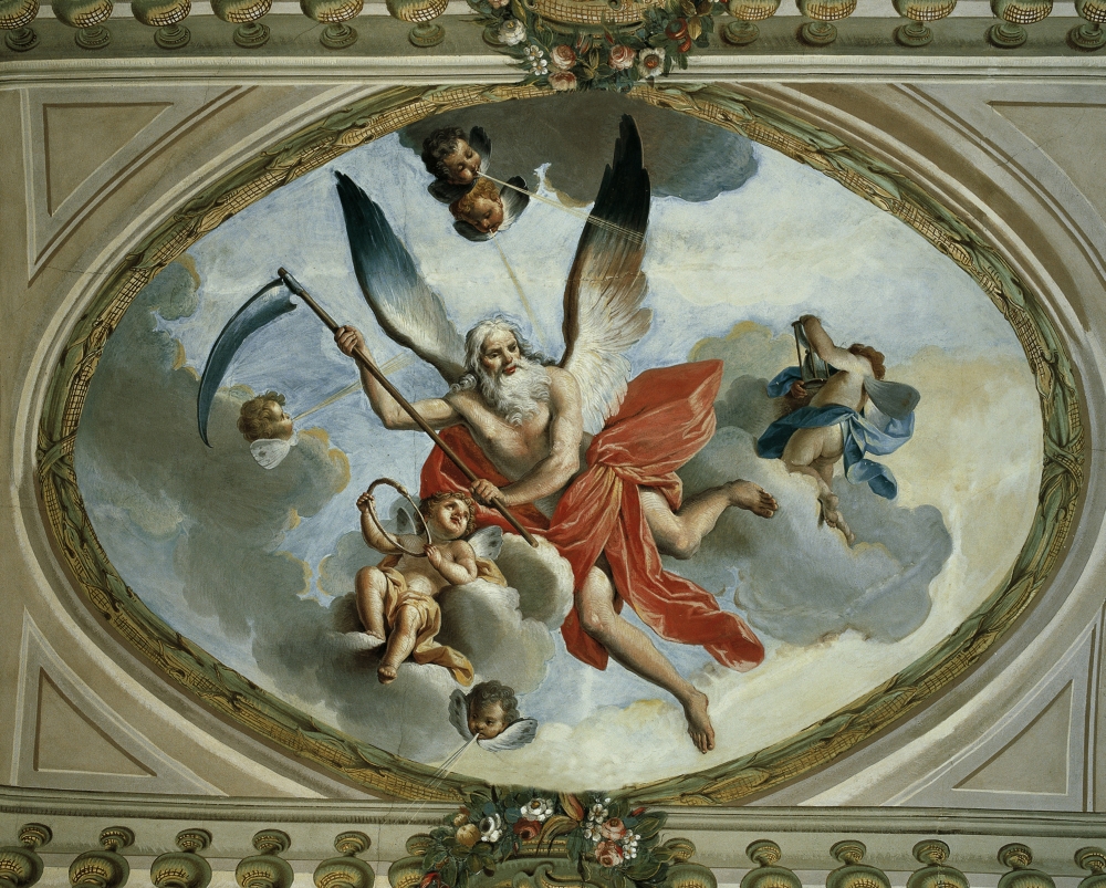 Allegory Of Time Cronos (Allegoria Del Tempo Cronos) Canvas Art - (36 x 24)