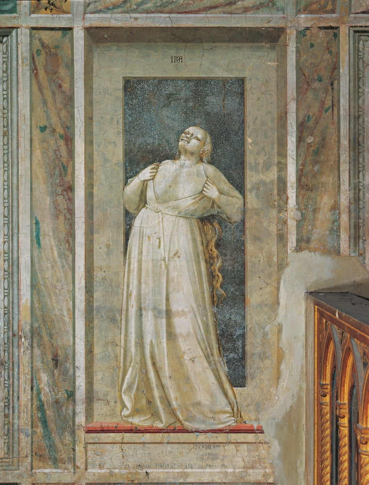 Allegory Of Vice And Virtue Wrath Canvas Art - (24 x 36)