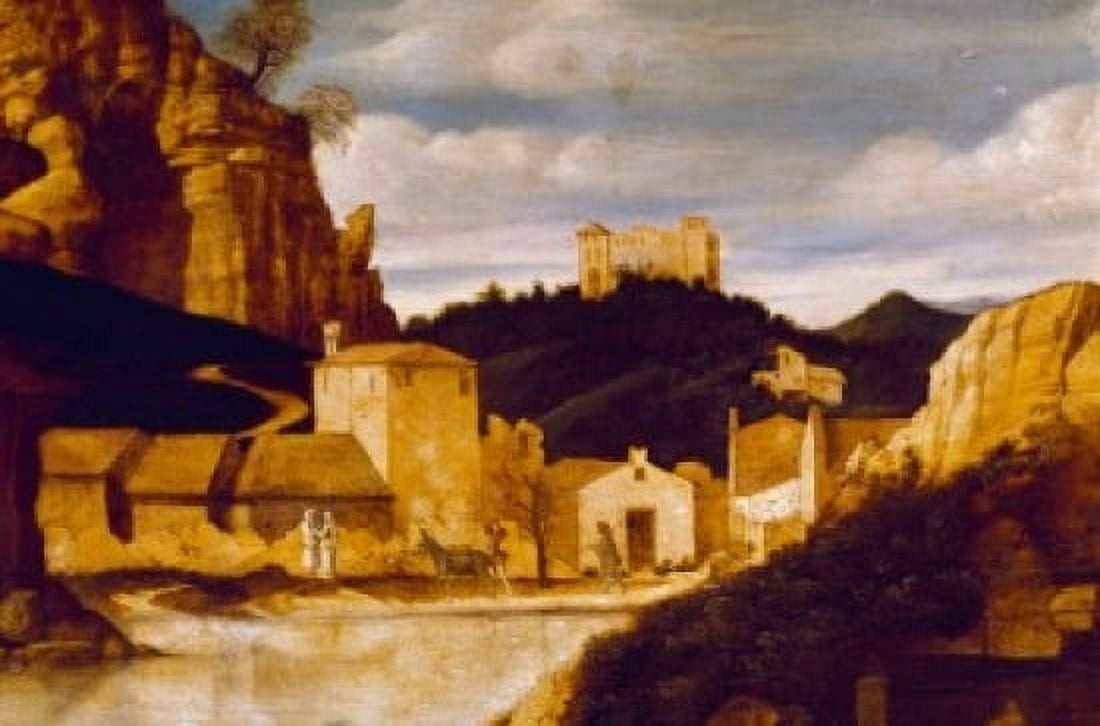 Allegory by Giovanni Bellini detail Circa 1430-1516 Italy Florence Galleria degli Uffizi Canvas Art - Giovanni Bellini (24 x 36)