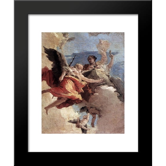 Allegory of Strength and Wisdom 20x24 Framed Art Print by Giovanni Battista Tiepolo