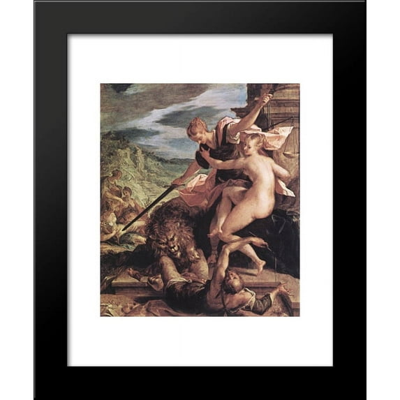 Allegory or The Triumph of Justice 20x24 Framed Art Print by Hans von Aachen