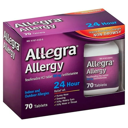 Allegra® Allergy 24-Hour Relief 70-Count Tablets