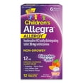 thumbnail image 1 of Allegra Children's 12 Hour Non-Drowsy Antihistamine Allergy Relief Medicine 30mg Meltable Tablets 12ct, 1 of 8