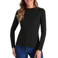 thumbnail image 1 of INSPIRE CHIC Basic Knit Sweater for Women's Stretchy Long Sleeve Crew Neck Casual Sweater Tops, 1 of 6