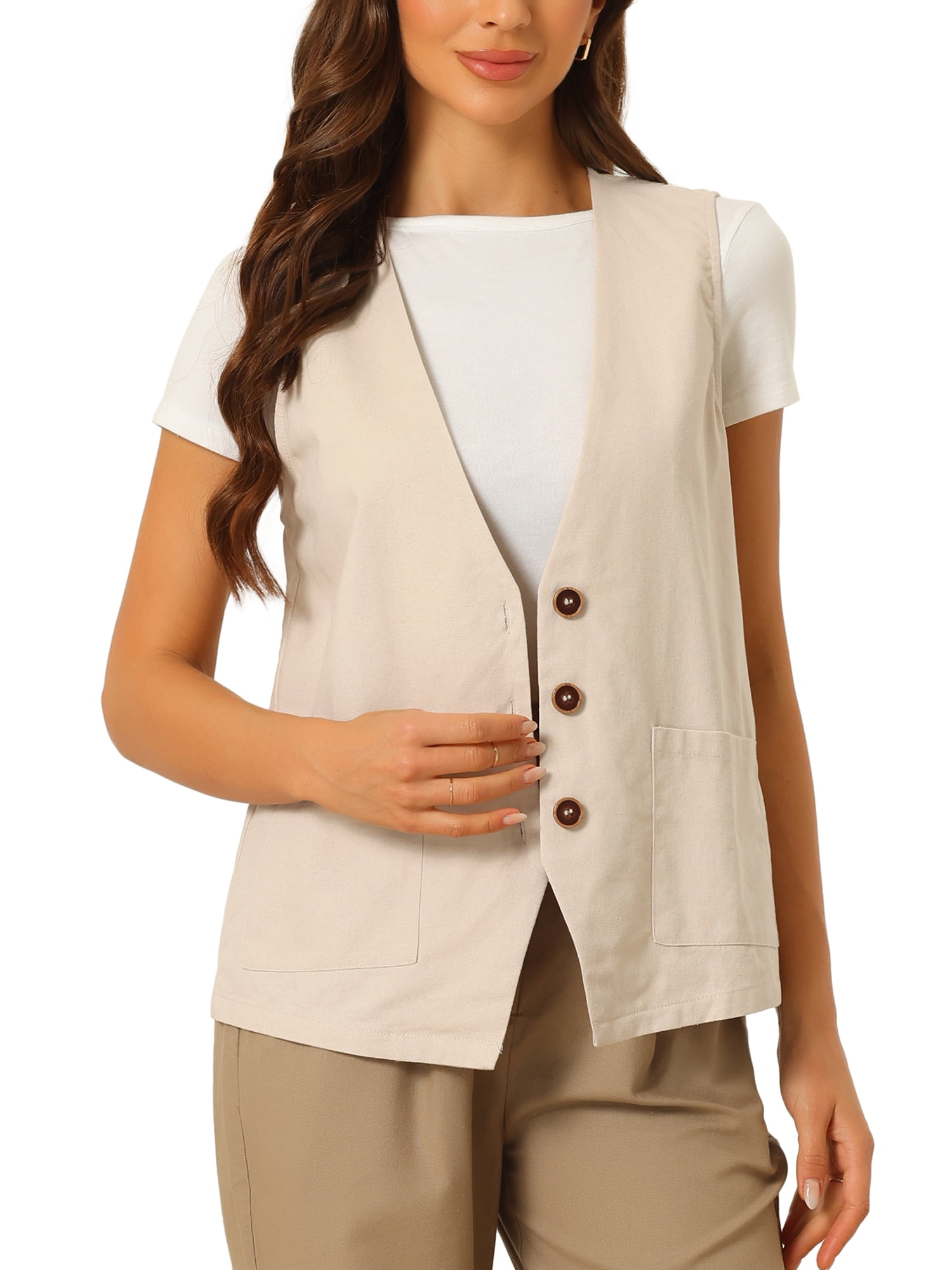 [LOW CLASSIC] / ☆ 24SS V-NECK VEST BLAZER SET / LIGHT BEIGE 71pgYD9XDrL._UY1000_.jpg